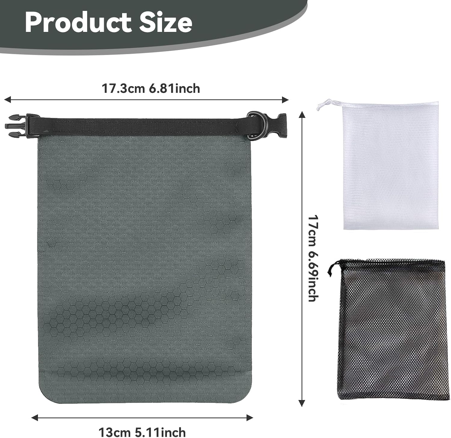 ZERODIS Sac à Savon En Maille Pochette à Savon En Maille, 5 Pièces, Séchage Rapide, Filet