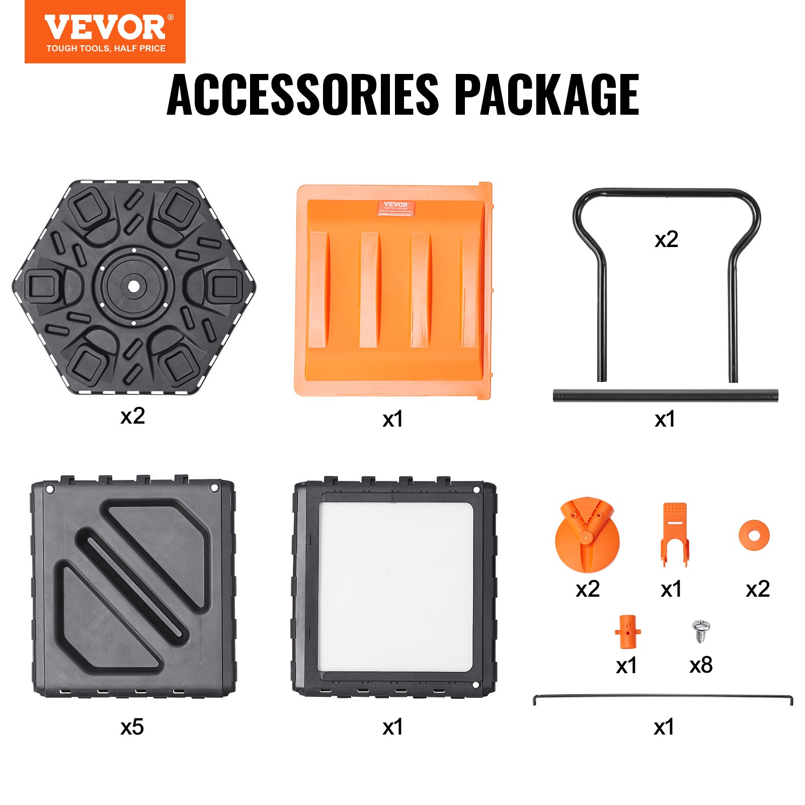 Composteur de Jardin Rotatif VEVOR 70 L Bac à Compost Rotatif 360° en PP et Acier sans BPA Charge 20 kg Chambre Unique pour Compostage des Déchets - 7