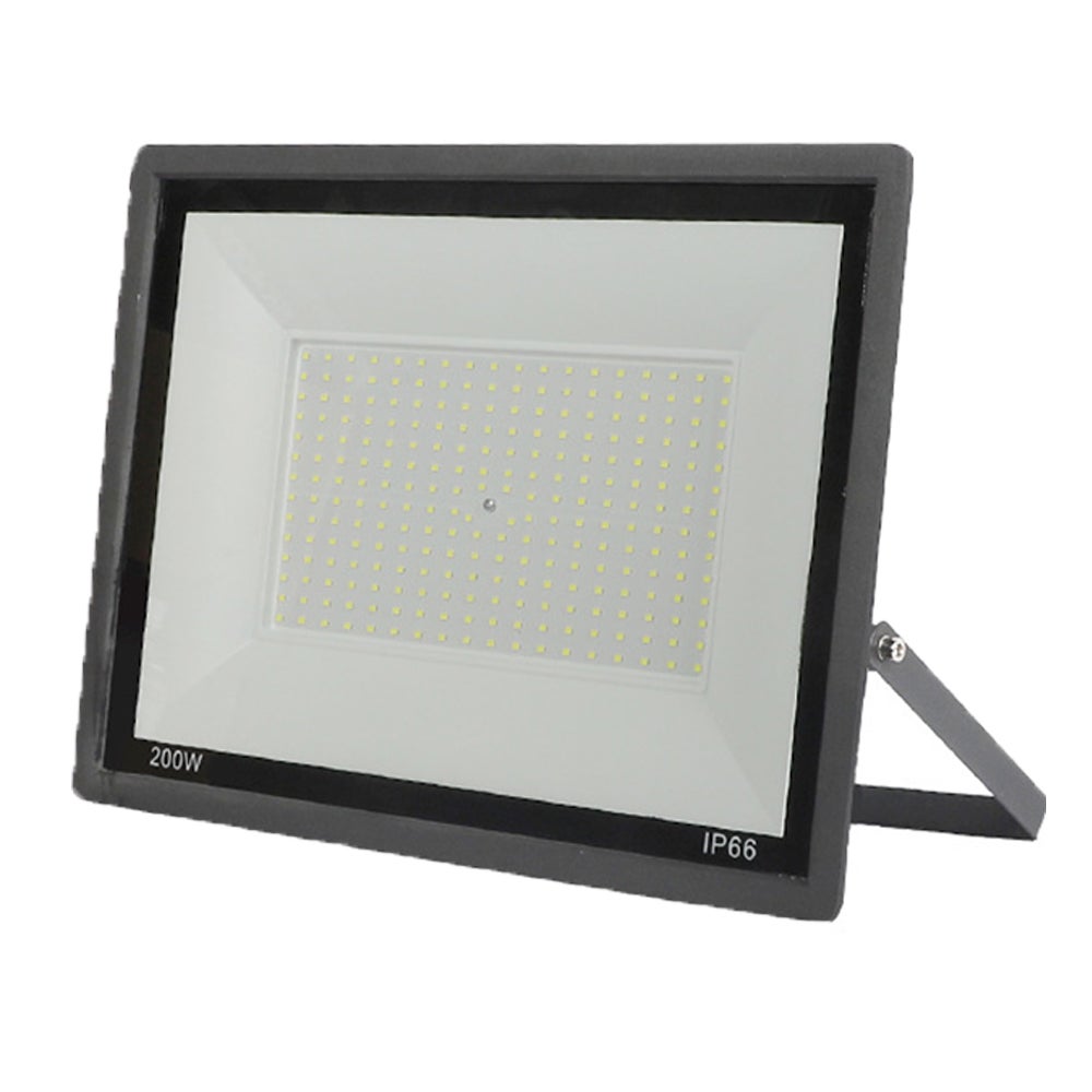 Reflektor LED 180-265V 200W, Ultra cienki, wodoodporny IP66, do ogrodu, na podwórko, na ulicę, 6500K (białe światło)