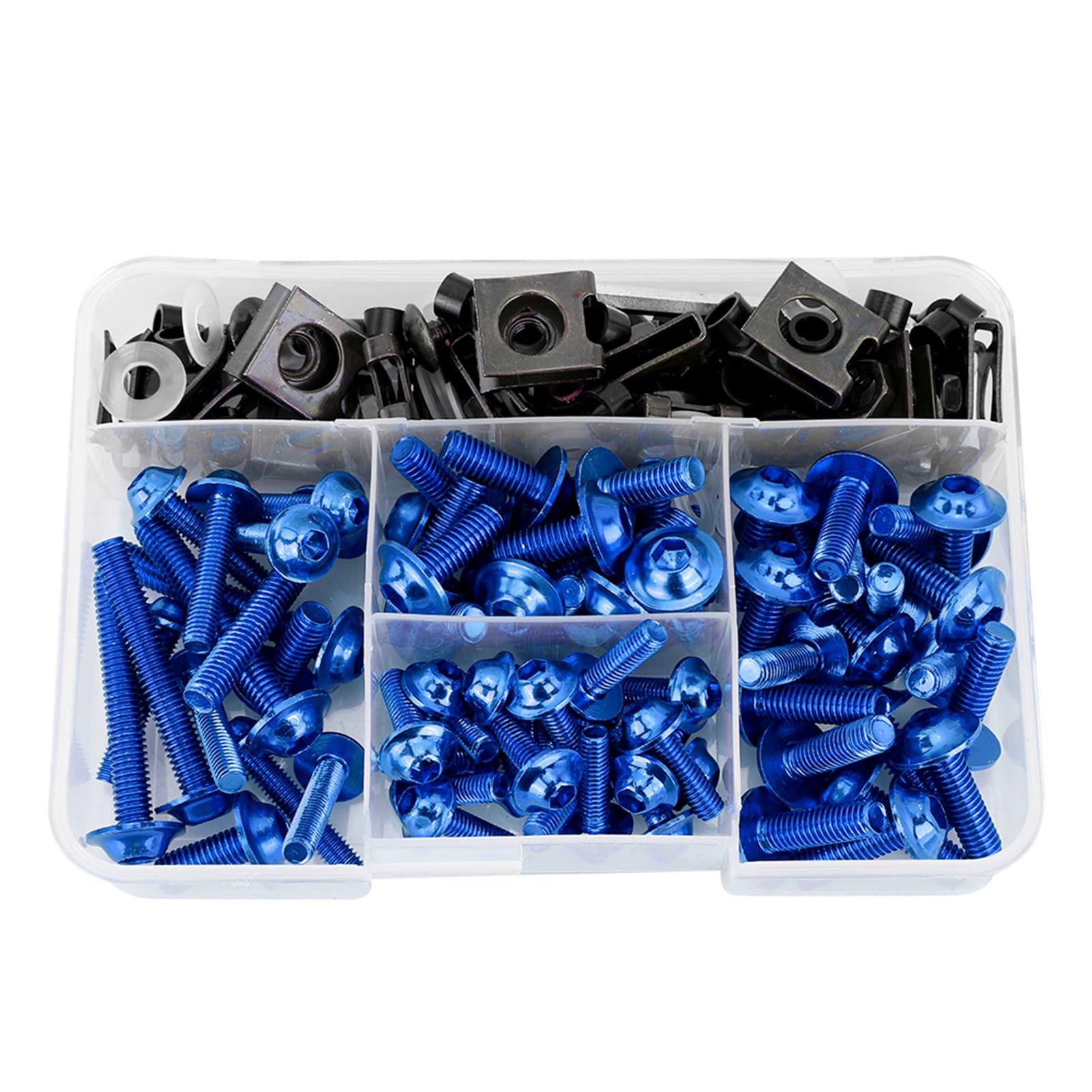 Tbest Set 6 Bulloni In Lega Di Titanio M5 X 18mm Con Rondelle - Per Icletta STEM - Colore Oro - Leggeri E Resistenti Alla Corrosione