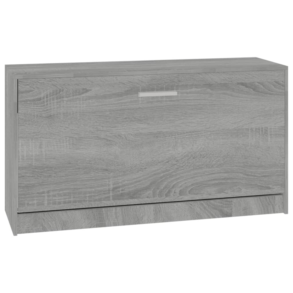 Banc à Chaussures 80x24x45 Cm – Chêne – Neuf – Rangement Pour Entrée