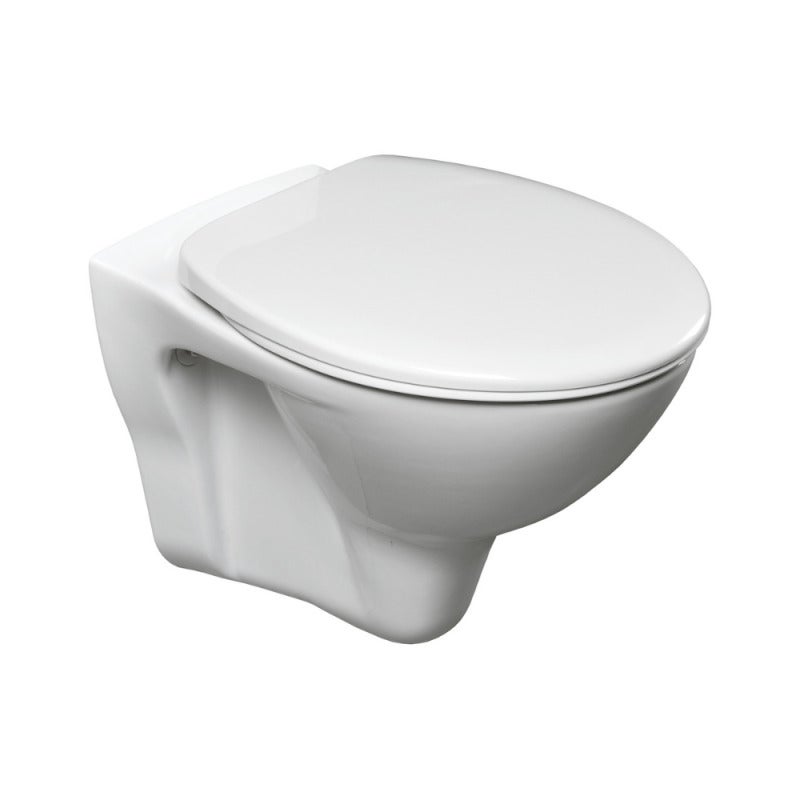 Pack WC Bati-support Geberit Duofix + WC suspendu Jika Neo + Abattant + Plaque blanche (S-LineProGeb3) - 3