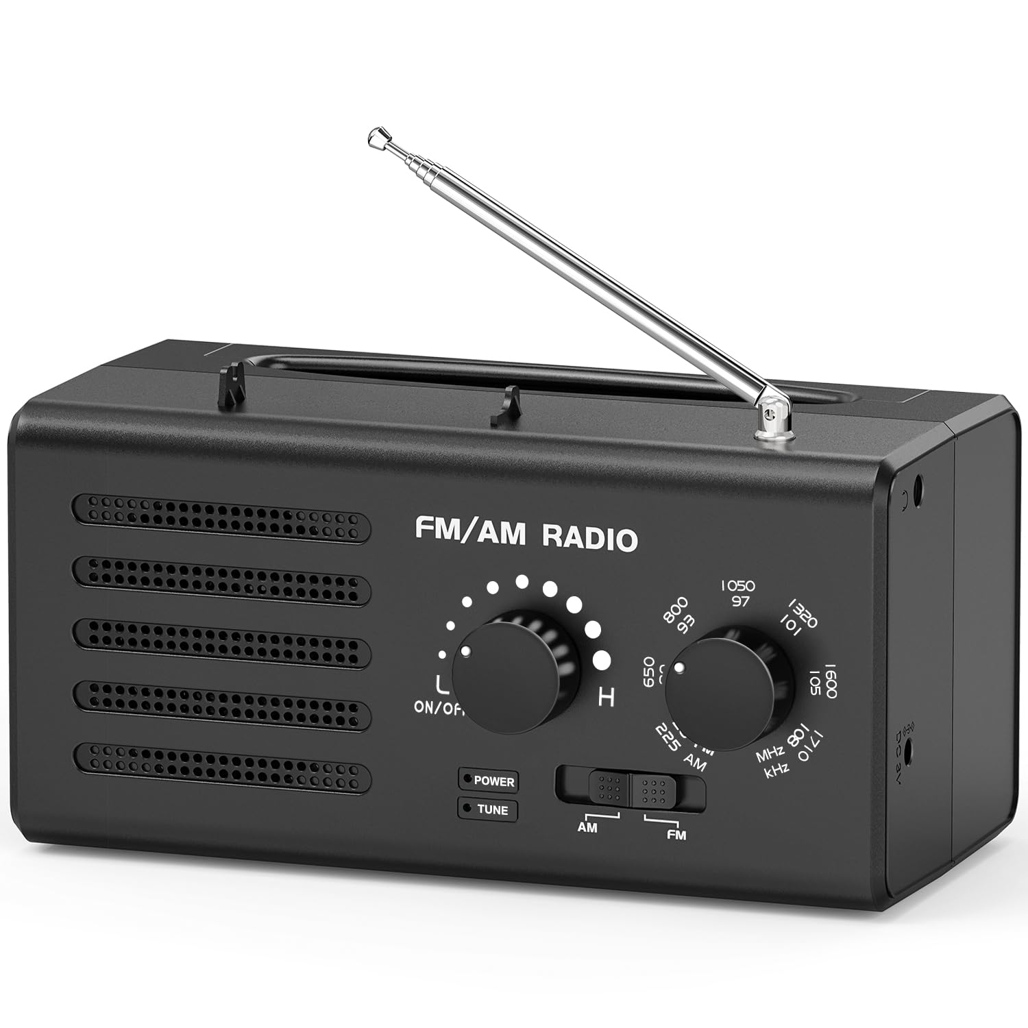 Radio Portable AM/FM De Poche - Excellente Réception, Haut-Parleur Clair, Fonctionne à Piles AA, Idéale Pour Urgences Et Extérieur