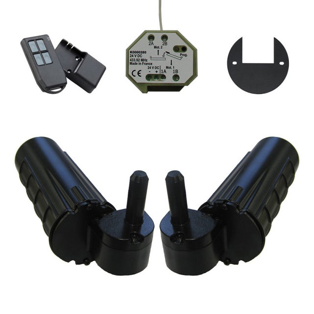 Motorisation pour volet 2 battants SLID'UP URANUS radio - gond Ø 14 mm