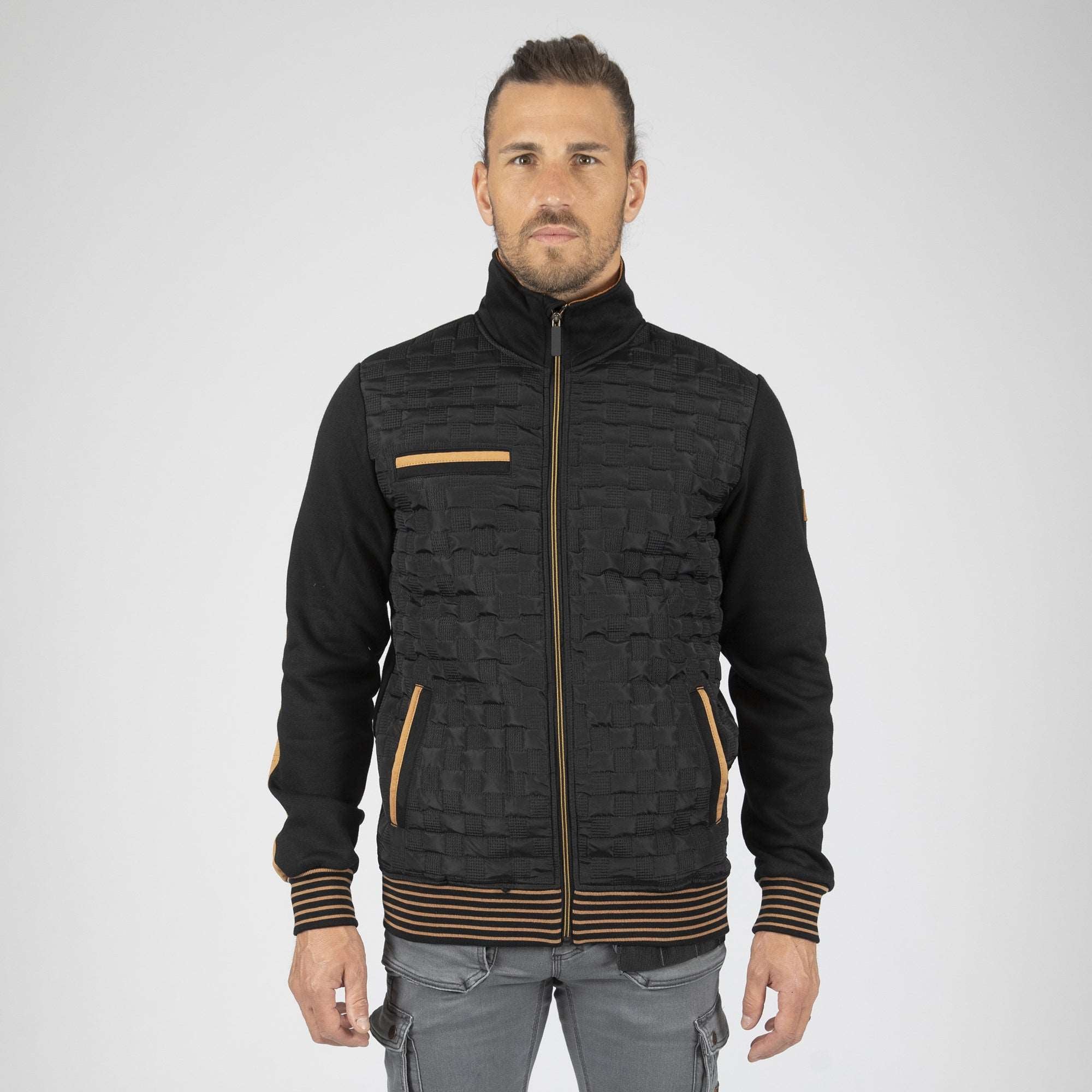 ANDREU - GILET DE TRAVAIL - 1513 Noir , Camel 3XL - 2