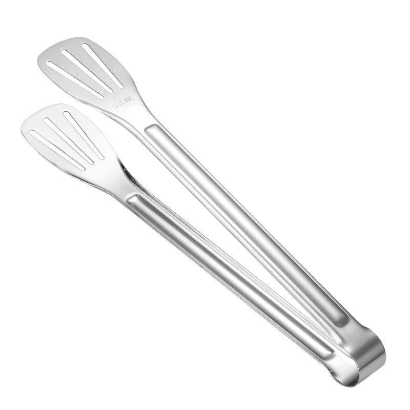 Wielofunkcyjne szczypce kuchenne ze stali nierdzewnej do grilla, steków, hamburgerów, makaronów, deserów, dekoracji i pieczenia (28 cm)