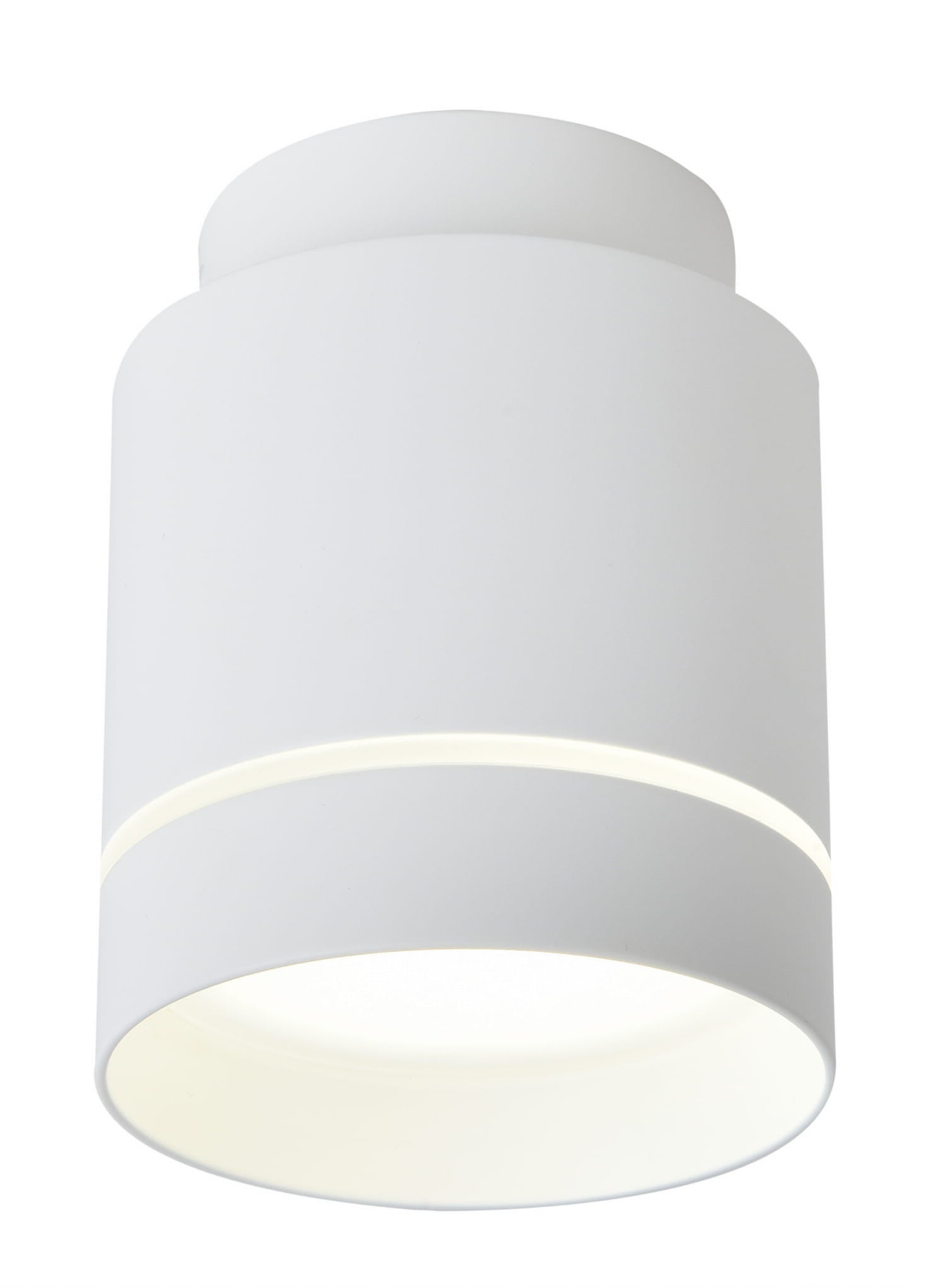 Reflektor sufitowy spot natynkowy okrągły Tuba biały LED 12W 4000K 540lm wym: 7,9 x 7,9 cm aluminium Candellux