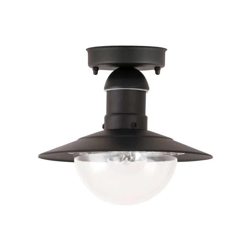 Lampa sufitowa zewnętrzna Oslo czarna 1xE27x60W wym:21,5x24x24cm IP44 Rabalux