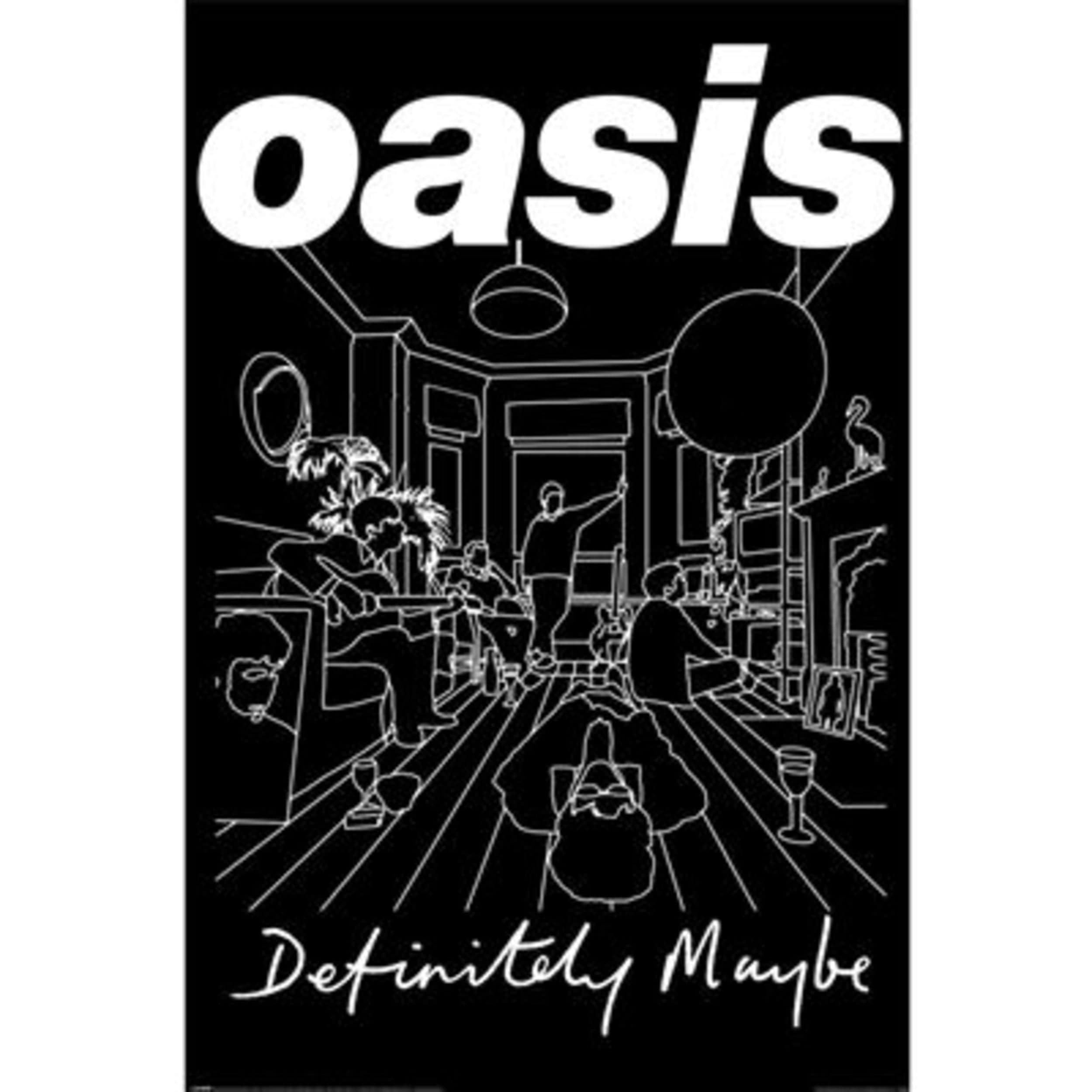 Poster Oasis - Definitely Maybe 61x91.5cm | Leroy Merlin