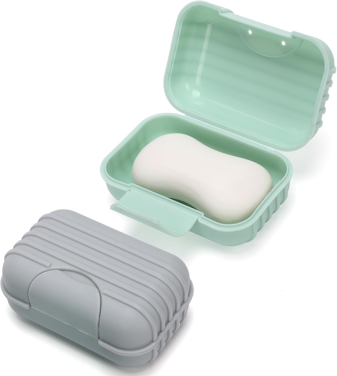 Boîte à Savon Portable étanche Avec Couche Drainante - Pour Voyage, Salle De Sport - Couleur Jaune Citron