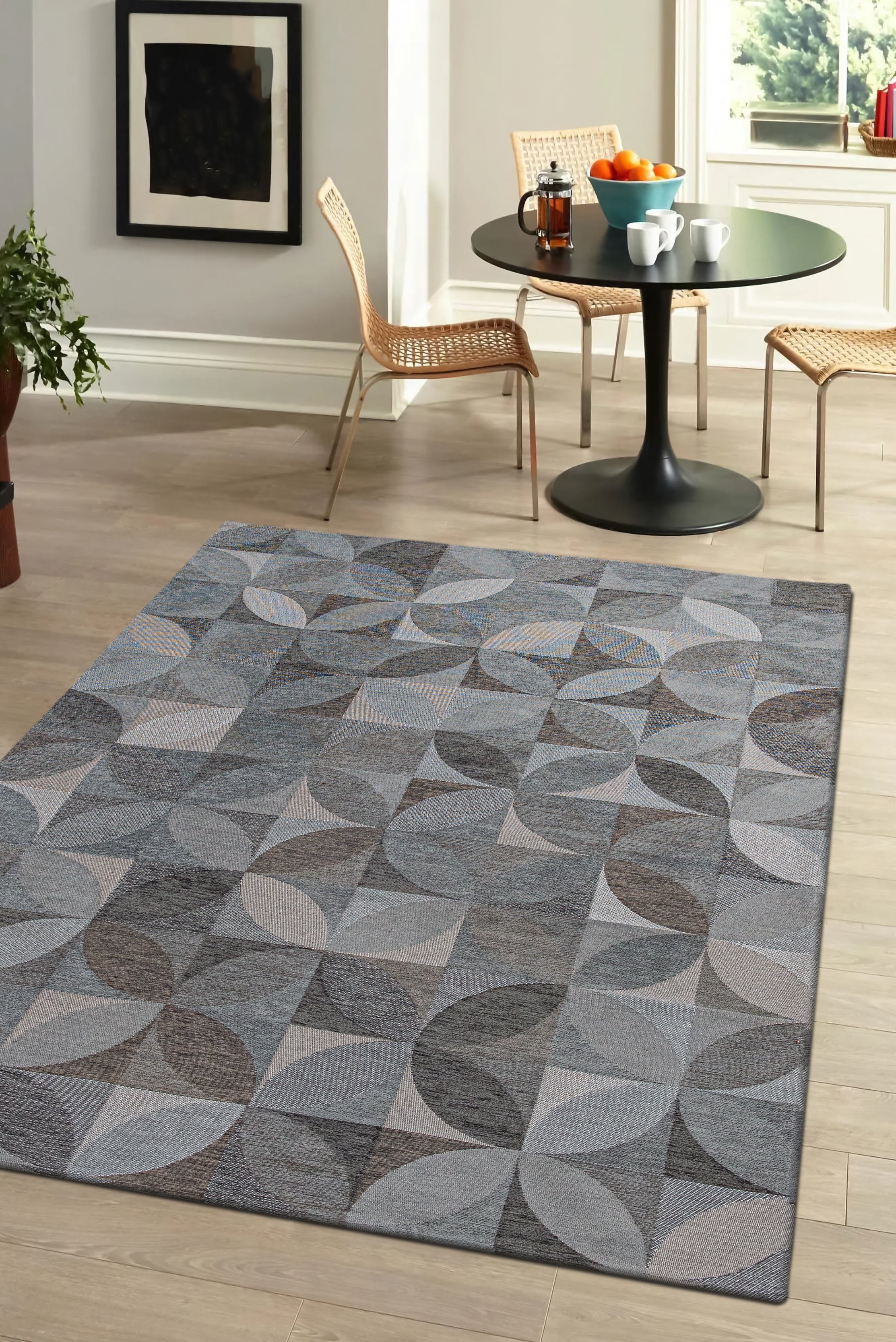 Tapis de salon moderne tissé plat ROSEBUD 170x240 cm - 2