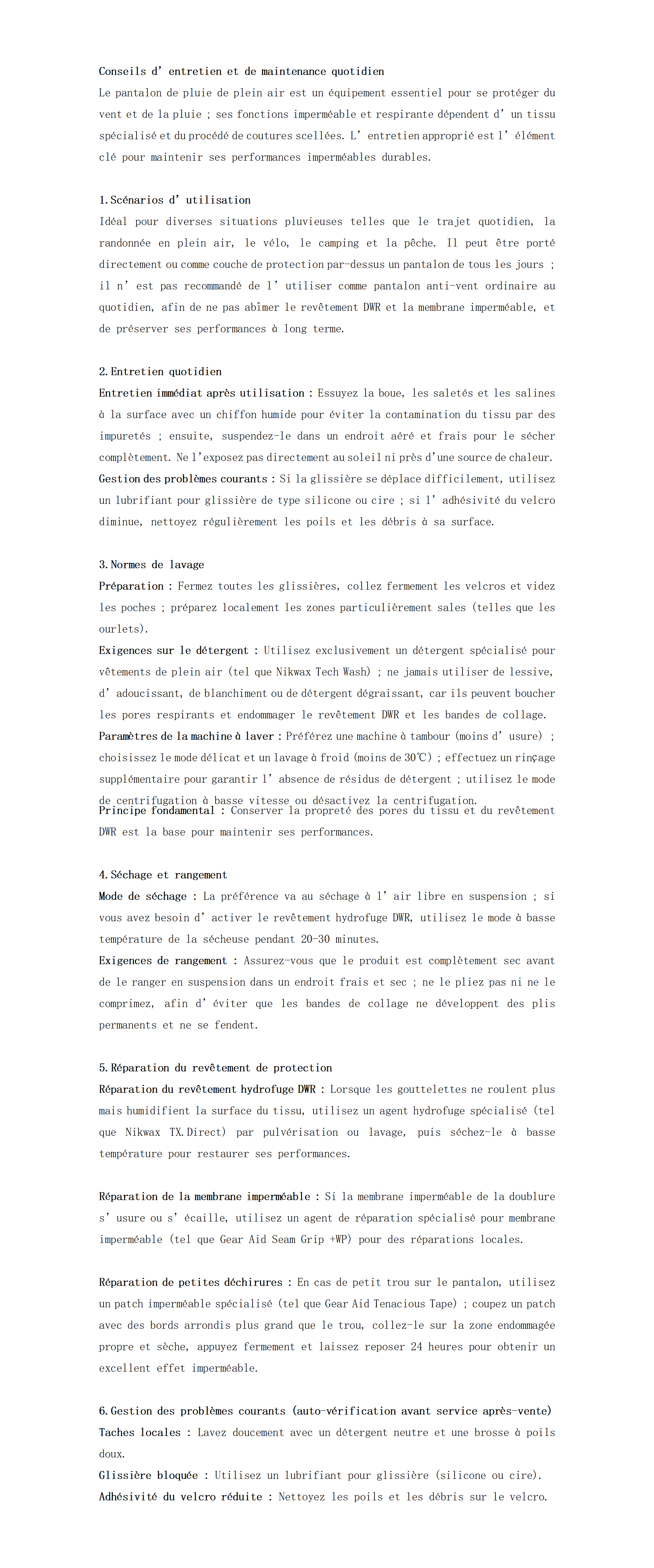 Pantalon de Travail de Pluie Imperméable BUBW Homme Taille 40, Léger Respirant Anti-Vent, Fermeture Éclair Ajustable, avec Sac de Rangement, L Noir - 10