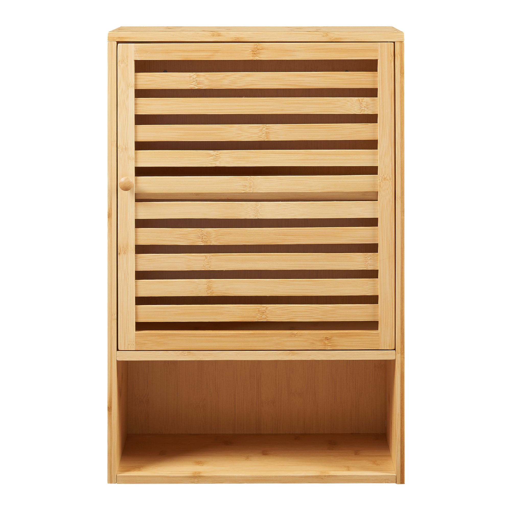 Armoire murale de salle de bain Gjesdal bambou 60 x 40 x 20 cm naturel [en.casa] - 5