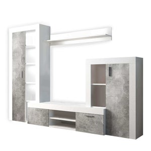 Mobile TV da parete-Mobile TV a Muro-Credenza TV Rovere Sonoma 59,5 x