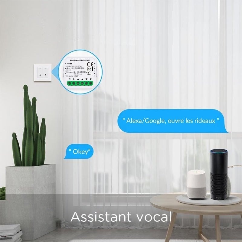 Module Interrupteur Volet Roulant Connecté WiFi - SILAMP - 6