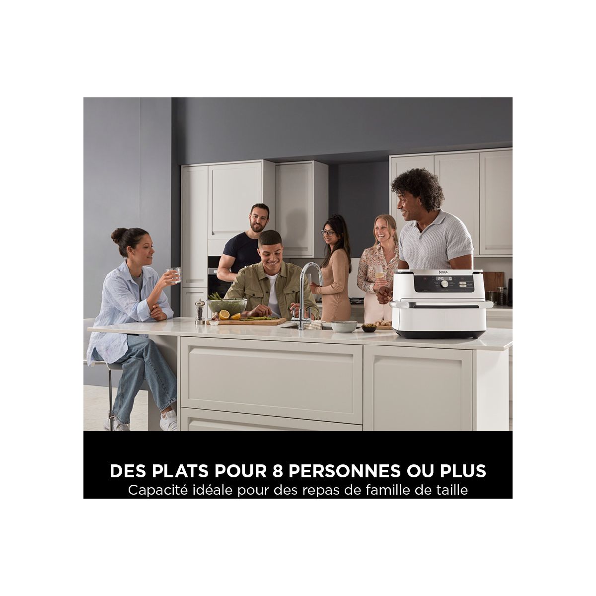 Friteuse sans huile NINJA Foodi flex 10.4L AF500EUWH - 7