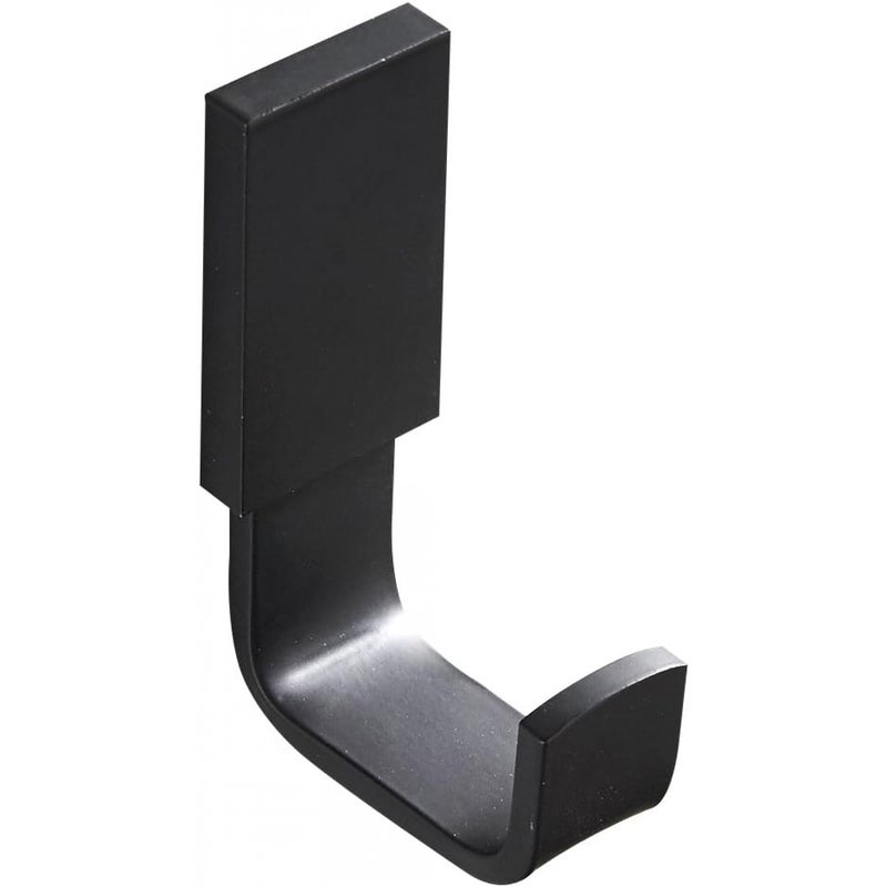 Wieszak na ręczniki i szlafroki, do kuchni i sypialni, mosiężny wieszak ścienny, matowa czerń - 1 opakowanie