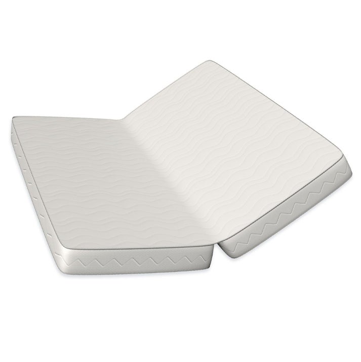 Matelas pliable 140x190 cm, pour canapé-lit Clic-Clac - avec découpe centrale. - 2