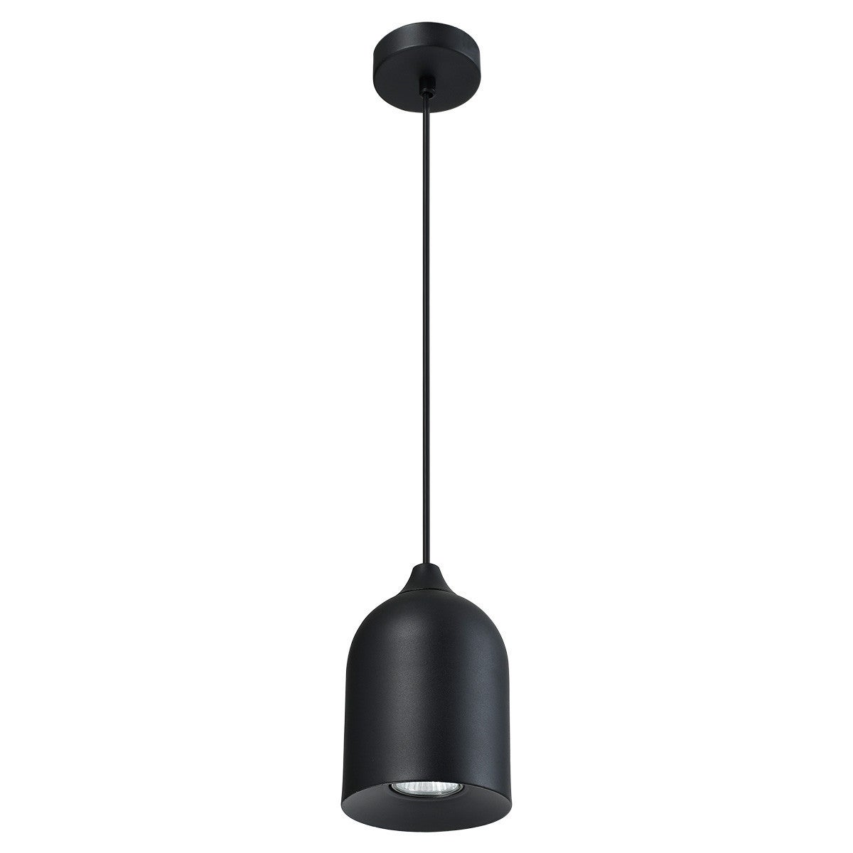 Lampa wisząca NILO czarna 1 x GU10 x 8W wym: 119,5 x 11,5 x 11,5 cm Light Prestige