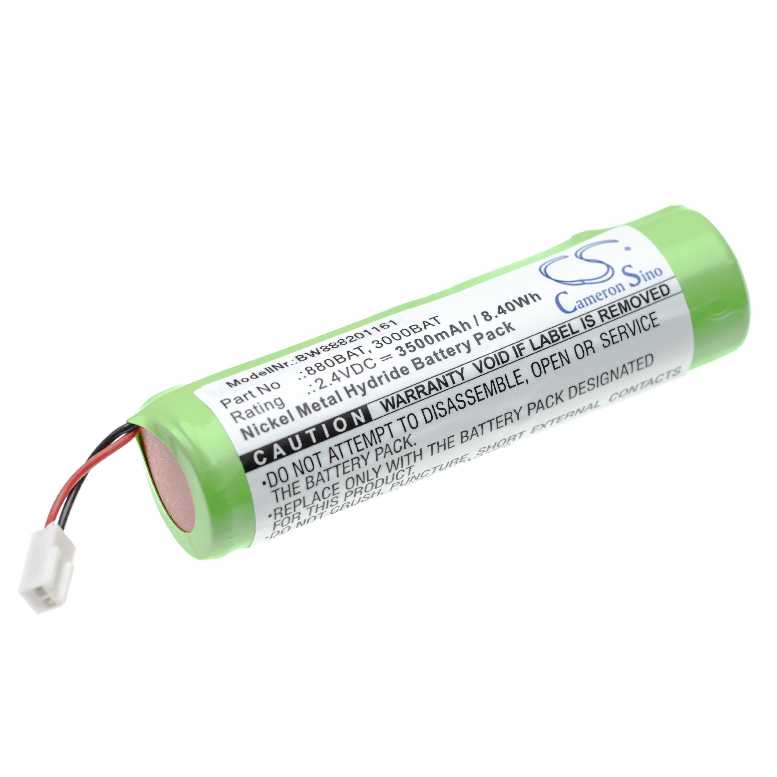 Vhbw Batterie 1800mAh NiMH 2,4V Pour Souris Sans Fil Cordless Click Plus M-BAK89B / Rak89B