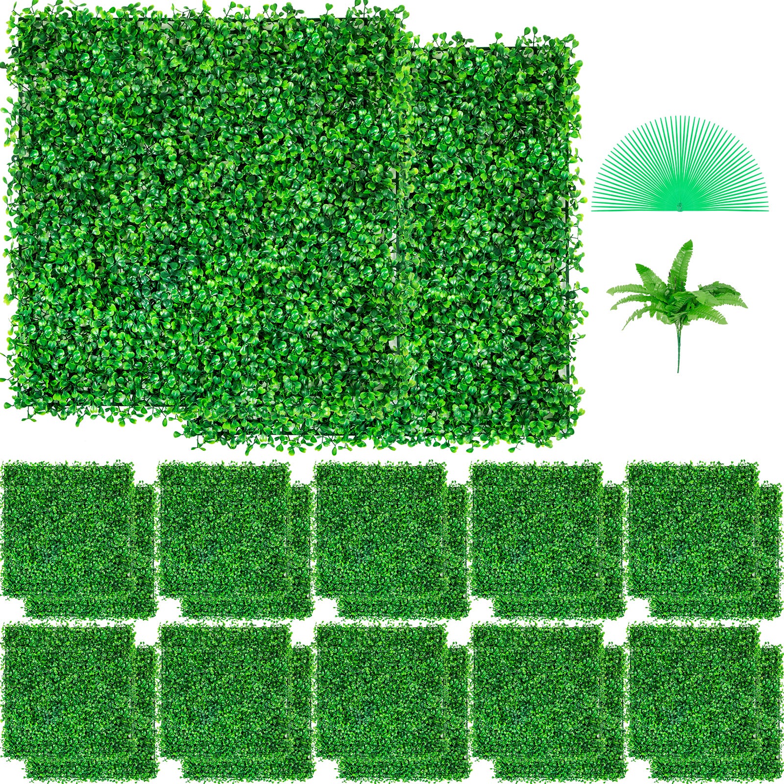 Vevor Paneles De Pared De C sped Artificial 24 Piezas 60 X 40 Cm vevor-paneles-de-pared-de-c-sped-artificial-24-piezas-60-x-40-cm