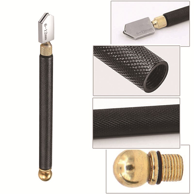 Cortador de vidro profissional, ferramenta de corte de vidro, estilo lápis, corte de vidro de 2-20mm de espessura para vidro/telha/espelho/corte de - 3