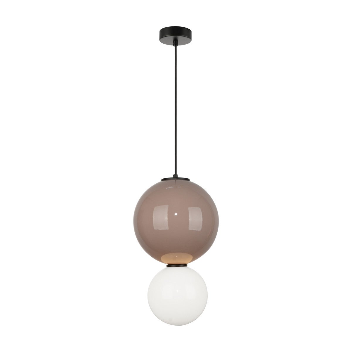 Lampa wisząca PIEVE LED 7W Ciepła biel 867lm brązowa wym: 159 x 25 x 25 cm Italux