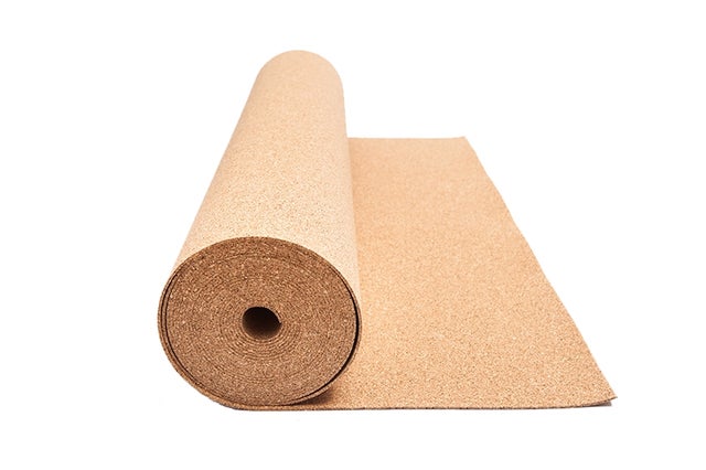 Rouleau de liège liège en rouleau pour tableaux et vitrines 1 × 1 m épaisseur 10 mm