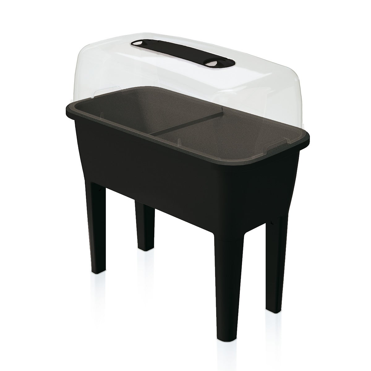 Orto urbano con serra da 52 litri in polipropilene 77 x 38 x 82 cm colore grigio - 3