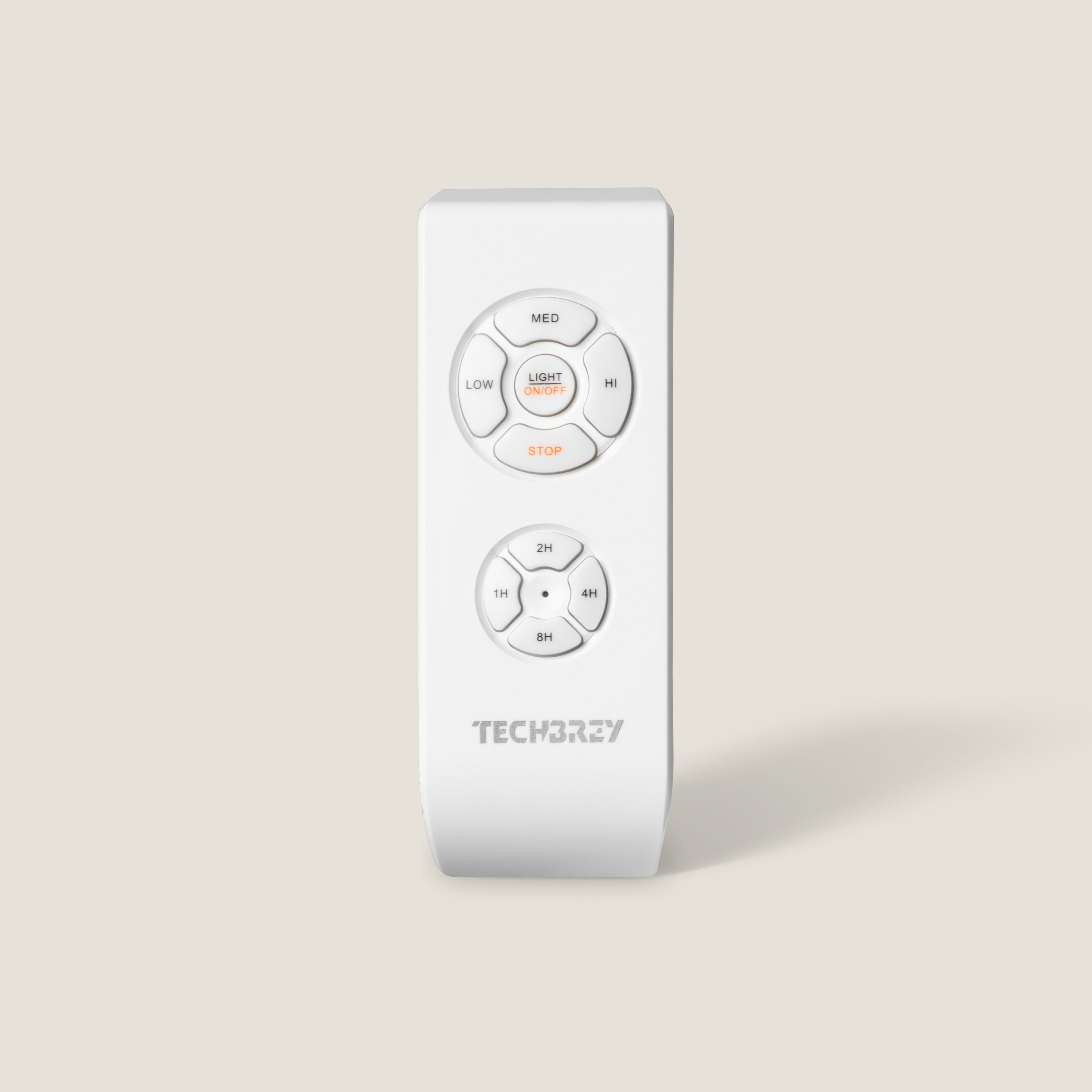 TECHBREY - Ventilateur de Plafond Silencieux avec Télécommande | 3 Vitesses Réglables | Minuterie Intégrée | Moteur AC 60W | Lames Réversibles - 6
