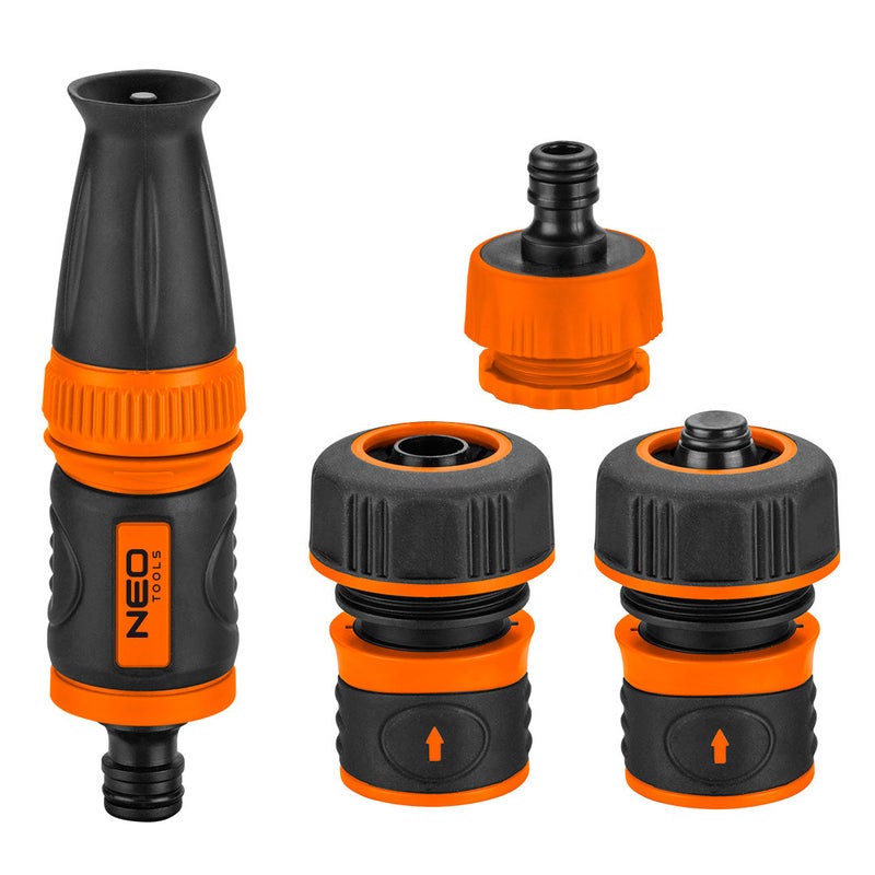 Zestaw złączek do węża 3/4'' + ZRASZACZ NEO 15-711