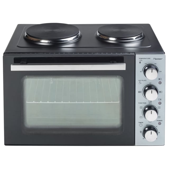 Bestron Forno Grill con Due Fornelli Crispy & Co AOV31CP 3200W 31L