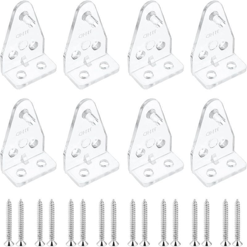 Zestaw 8 haczyków do mocowania żaluzji weneckich – z wieloma otworami – Akcesoria do osłon okiennych do domu