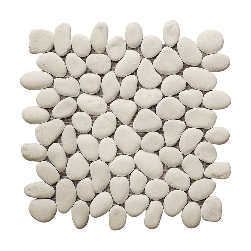 Mozaika ścienna i podłogowa OLA w kształcie naturalnego kamienia – kolor kremowy – paczka zawiera 1 m²