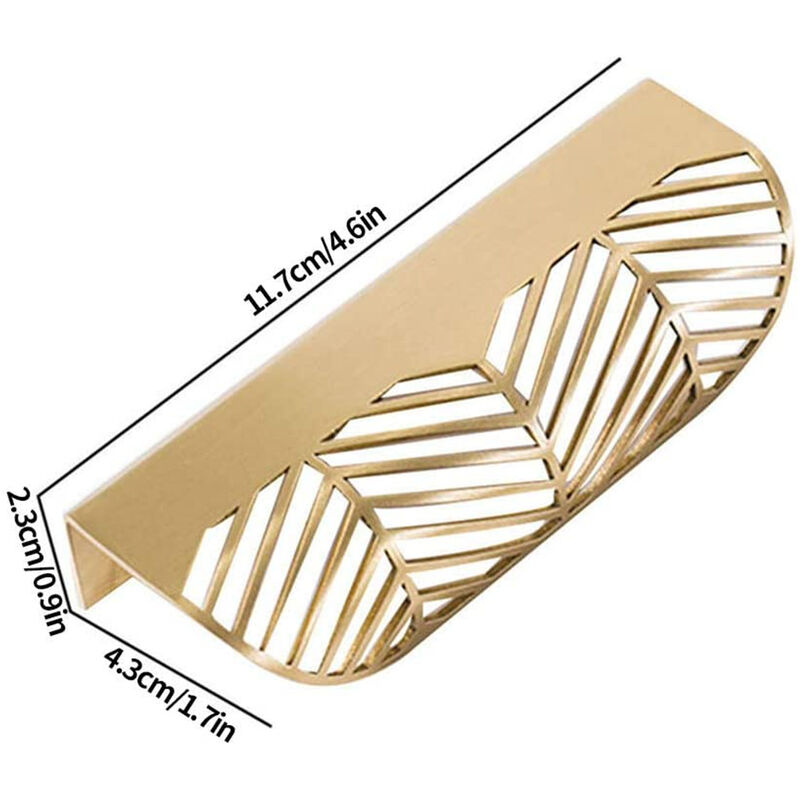 Maniglie In Pelle Per Mobili - Con Fibbia Rame E Viti Incluse | Per Cucina, Bagno E Cassetti Design Moderno