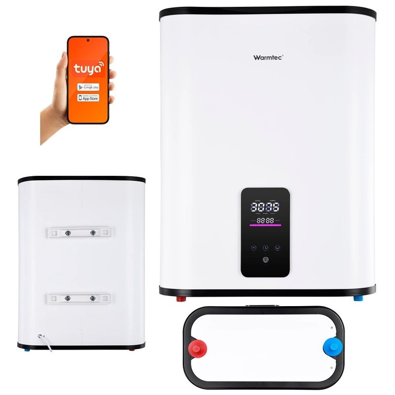 Bojler elektryczny 50l pojemnościowy Wi-Fi pionowy wyświetlacz Warmtec BP50