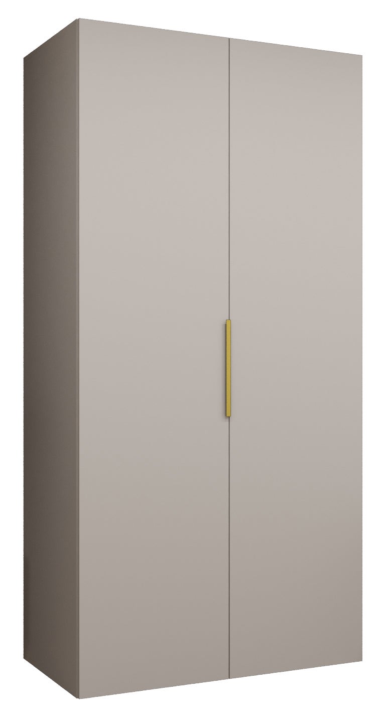 Szafa uchylna otwierana Marbella 1 100 x 52 x 202 cm kaszmir + u. złoty Abiks Meble