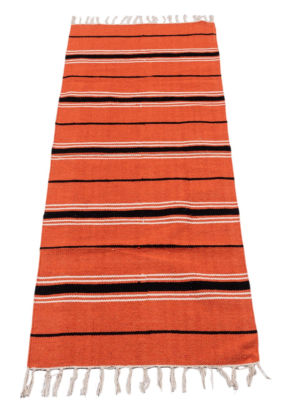 (Można prać w pralce w 30°) Kilim Oryginalny Autentyczny Ręcznie Robiony 140x57 CM