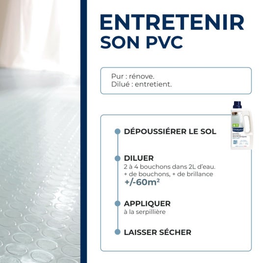 Entretien brillant 2 en 1 Sols PVC Starwax - 1L Starwax - 3