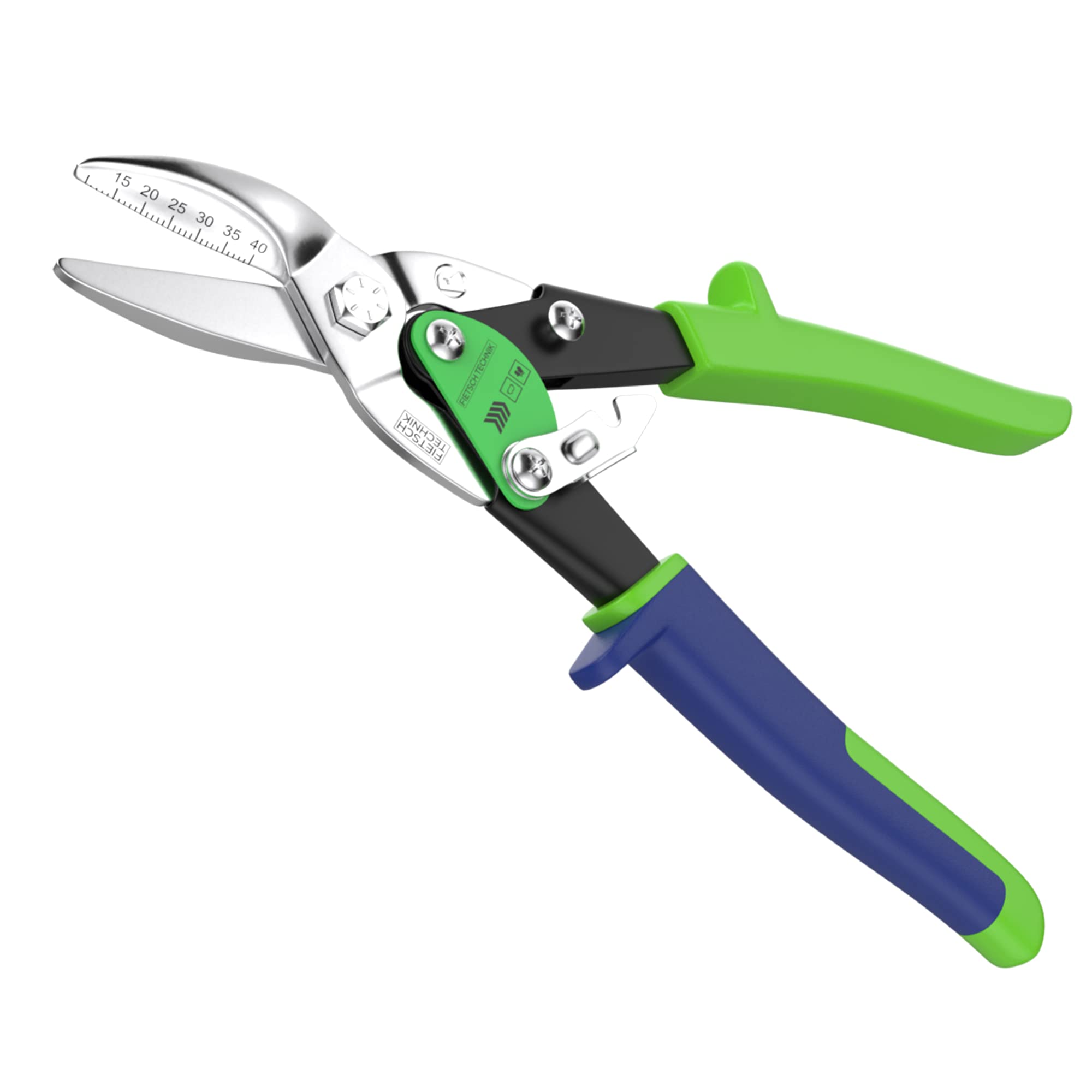 Forbici A Leva Per Lamiera | Taglio Acciaio Fino A 1/4'' | Manico Lungo E Morsetto Regolabile | 200mm - Foto 5