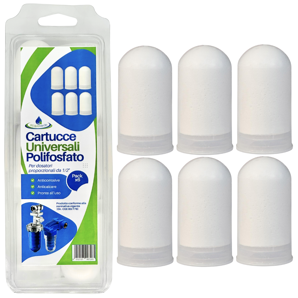 6 cartouches universelles de polyphosphate, recharges pour doseurs ...