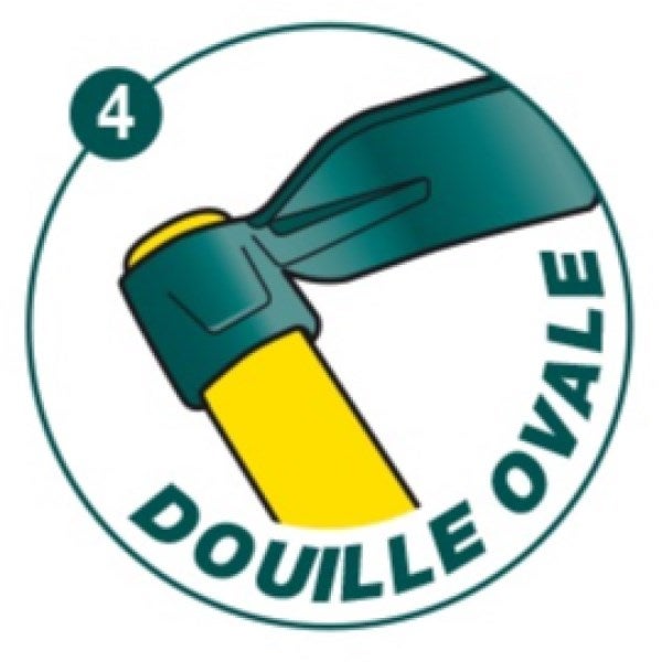 Houe Duopro douille ovale 52x35 forgée 14 cm manche bois 130cm PEFC 100% - 5