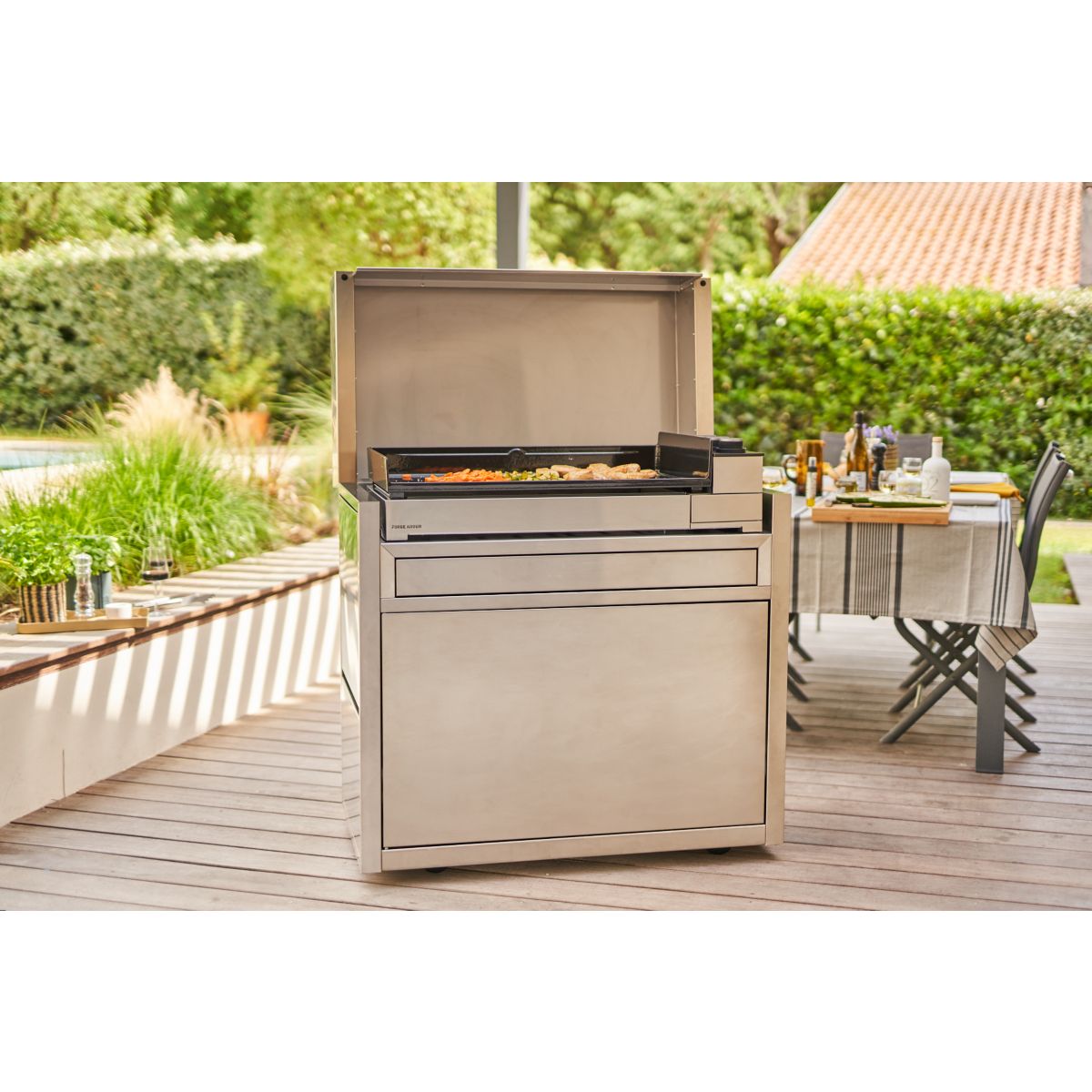 Plancha gaz Premium 75 en inox - Forge Adour - 4