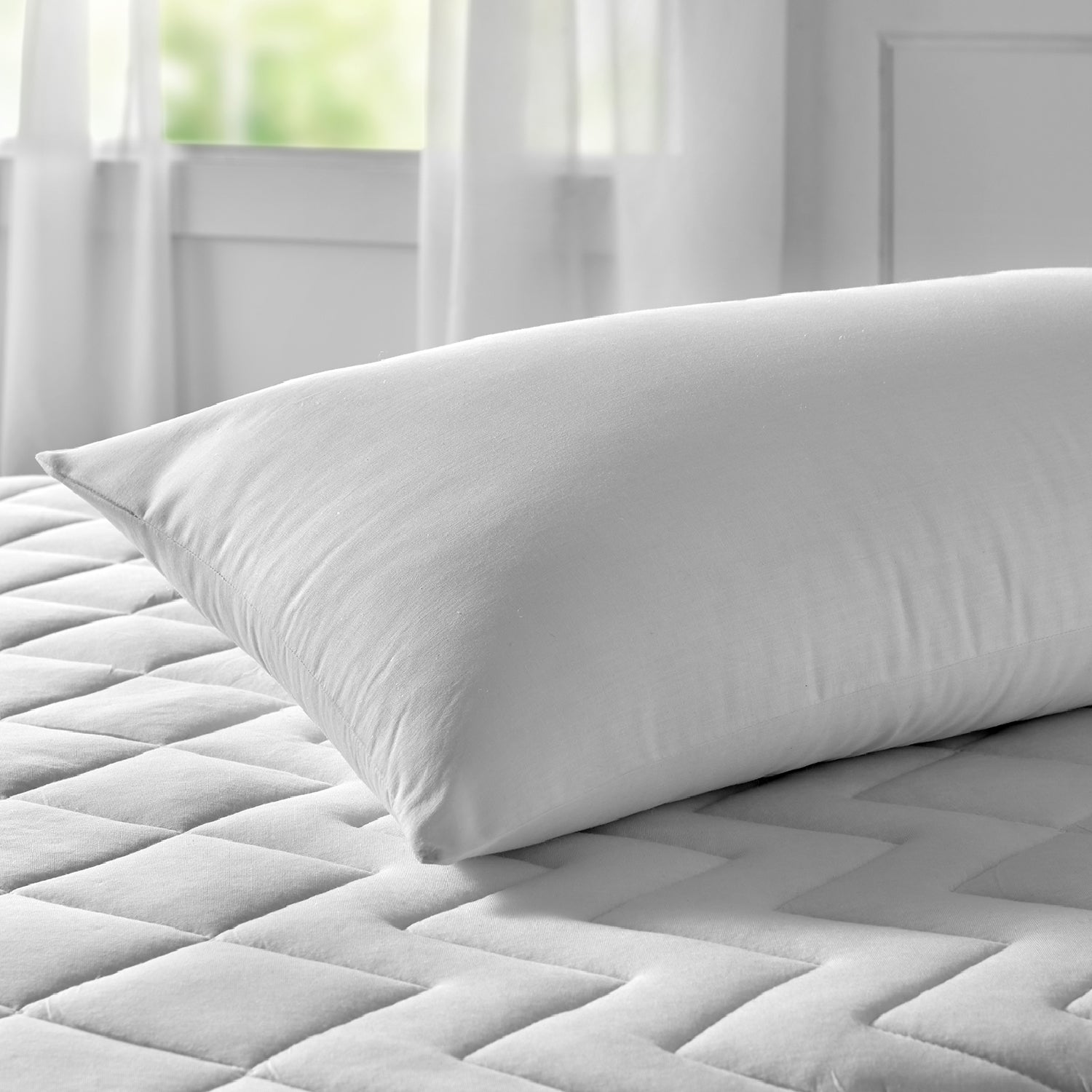 Almohada firme antiácaros 100% algodón 70x35cm pikolin home