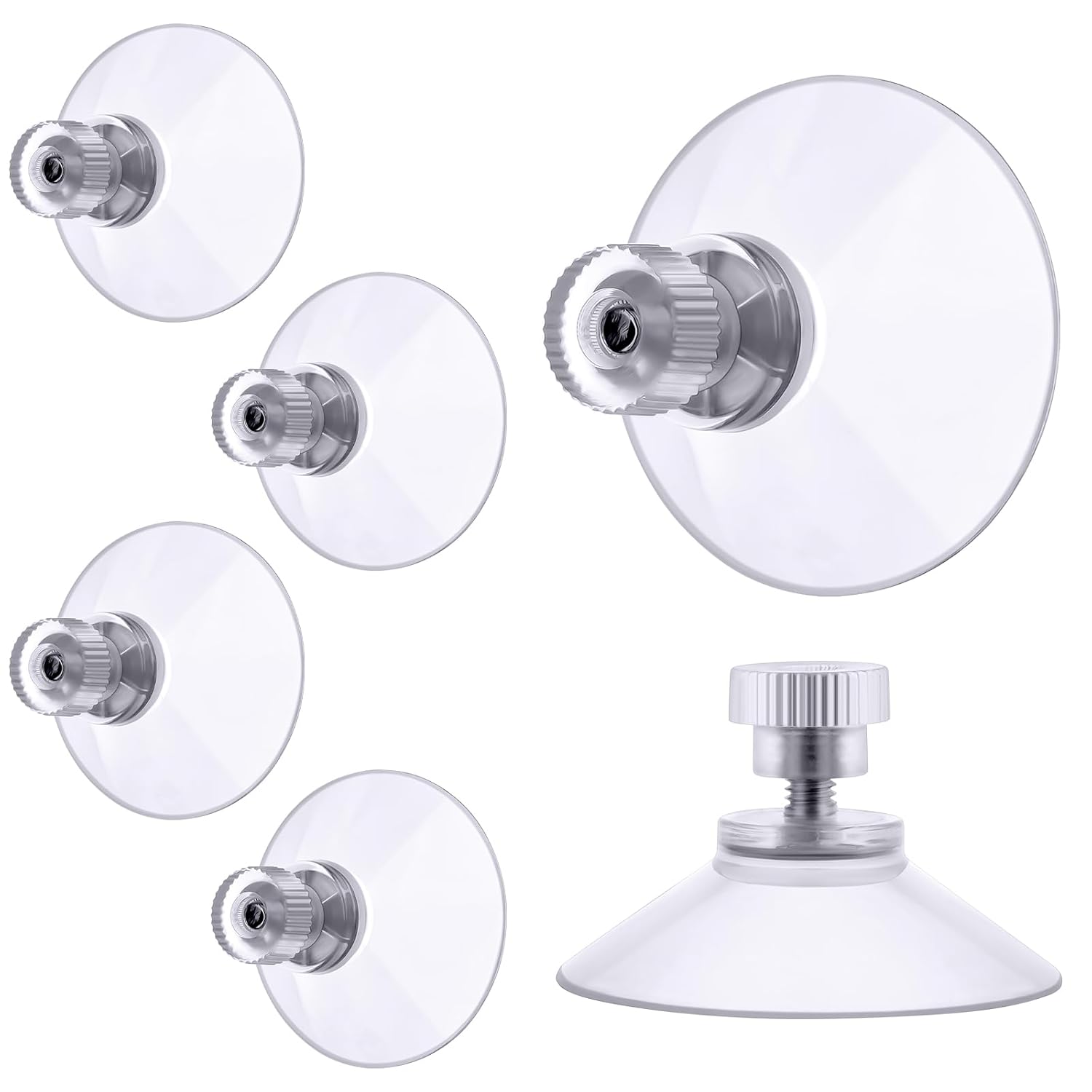 Ventouse a visser, 10 Pièces 32mm Ventouses Transparentes avec Filetage ...