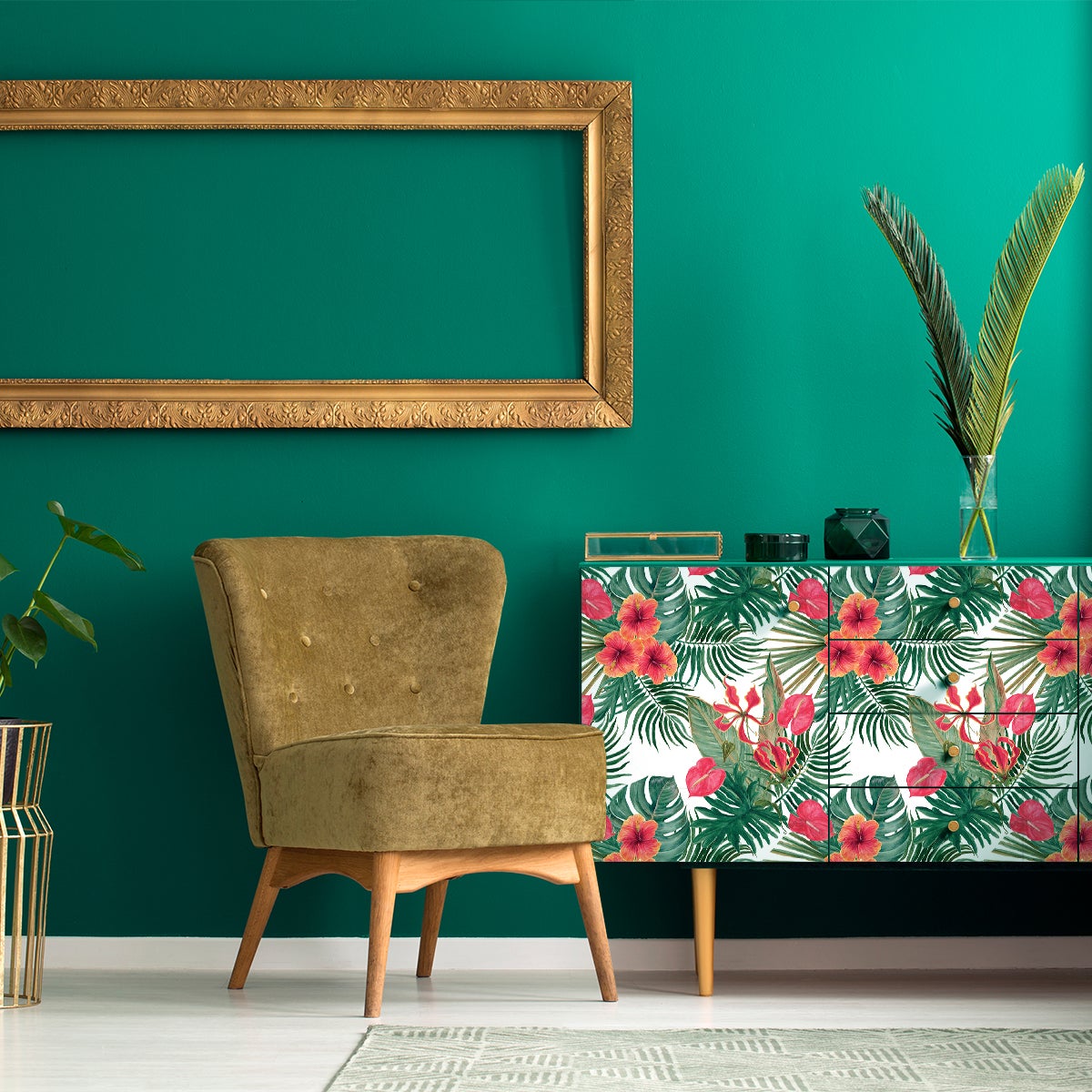 Adesivo mobili tropicale Rimatara - Sticker adesivo - adesivi murali - 40x60cm - 3