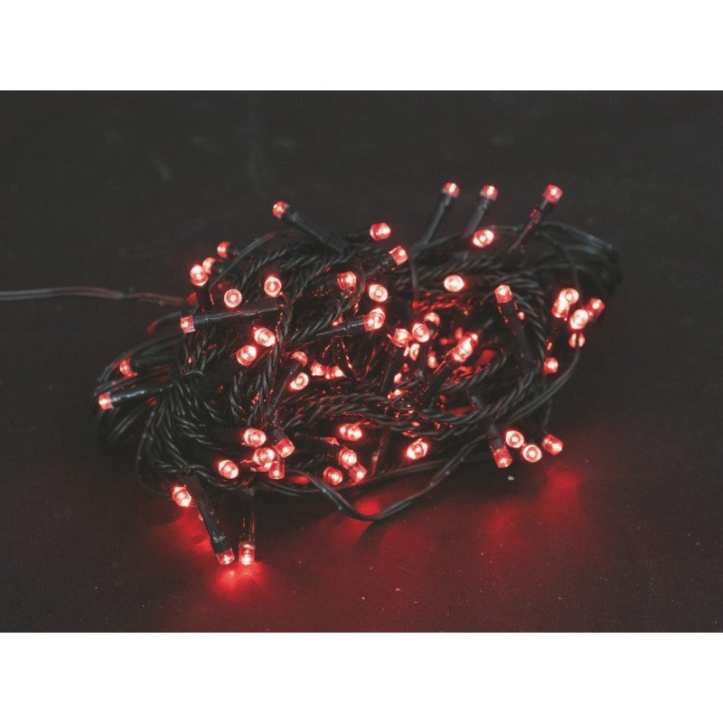 Luces led rojas para exterior 12 metros + 5 cable | Leroy Merlin