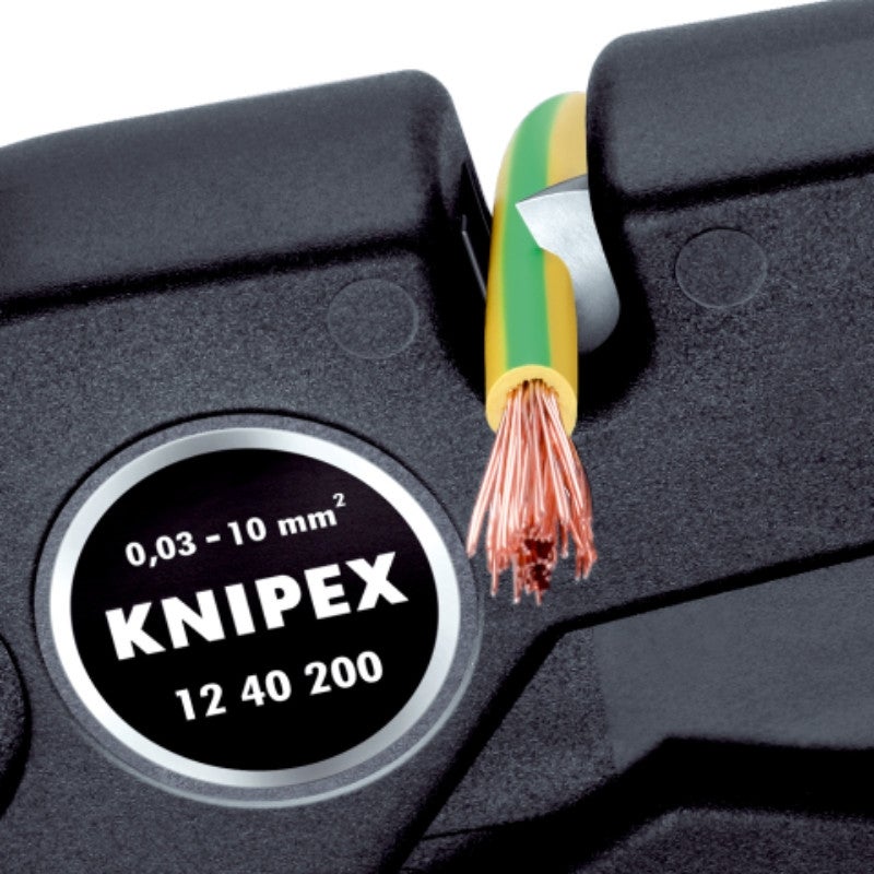 KNIPEX - Pince à dénuder automatique - Longueur: 200mm - 12186 - 3