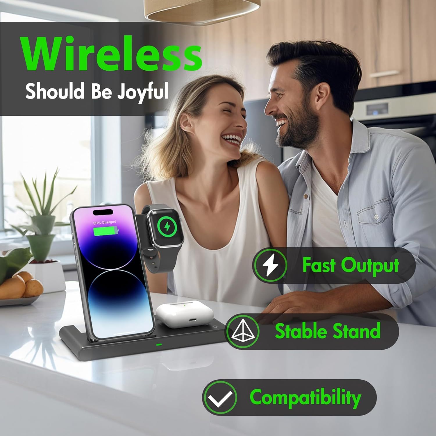 Ładowarka indukcyjna w do iPhone a Pro Max XS XR X Plus szybka ładowarka bezprzewodowa do iWatch Ultra SE