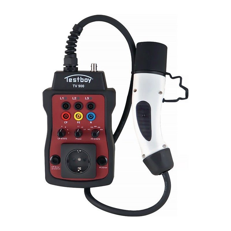 Adapter testowy stacji ładowania TV 900 do stacji ładowania typu 2 L275xB120xH60mm TESTBOY